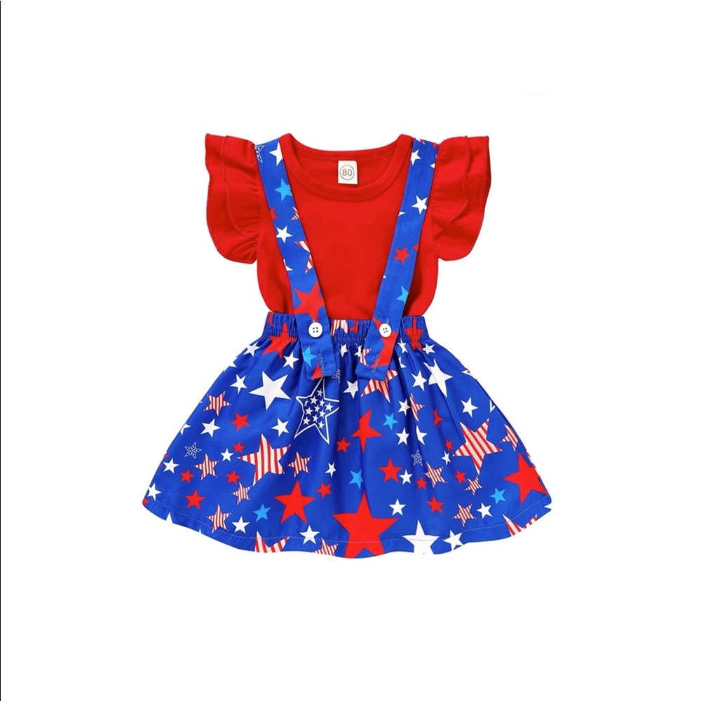 Toddler Independence Day outfit 🇺🇸